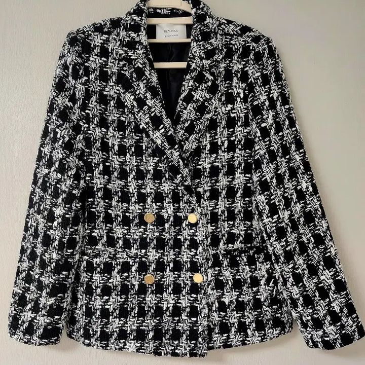 [BUNJANG] Premium Houndstooth Tweed Jacket / @프리미엄 하운드 트위드자켓(프리사이즈)ㅡ상태 아주 좋아요~