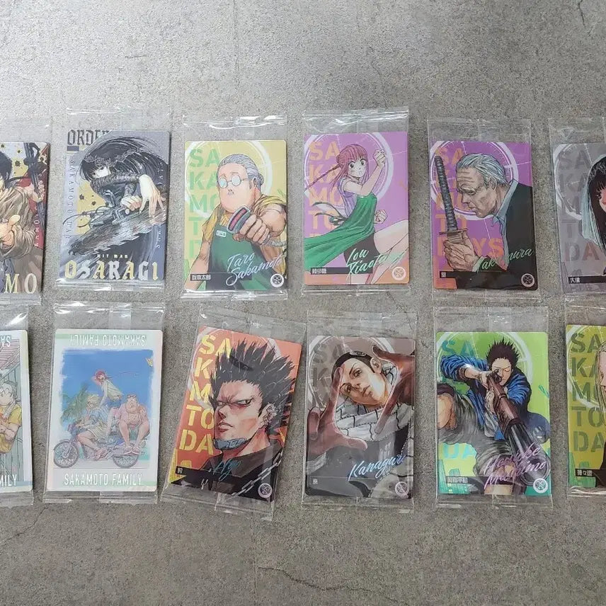 [BUNJANG] Sakamoto Days Wafer Card Bundle Set / (일괄)사카모토 데이즈 원화 웨하스 카드 12종