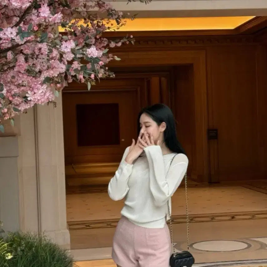 [BUNJANG] Pink Tweed Shorts / 핑크트위드팬츠