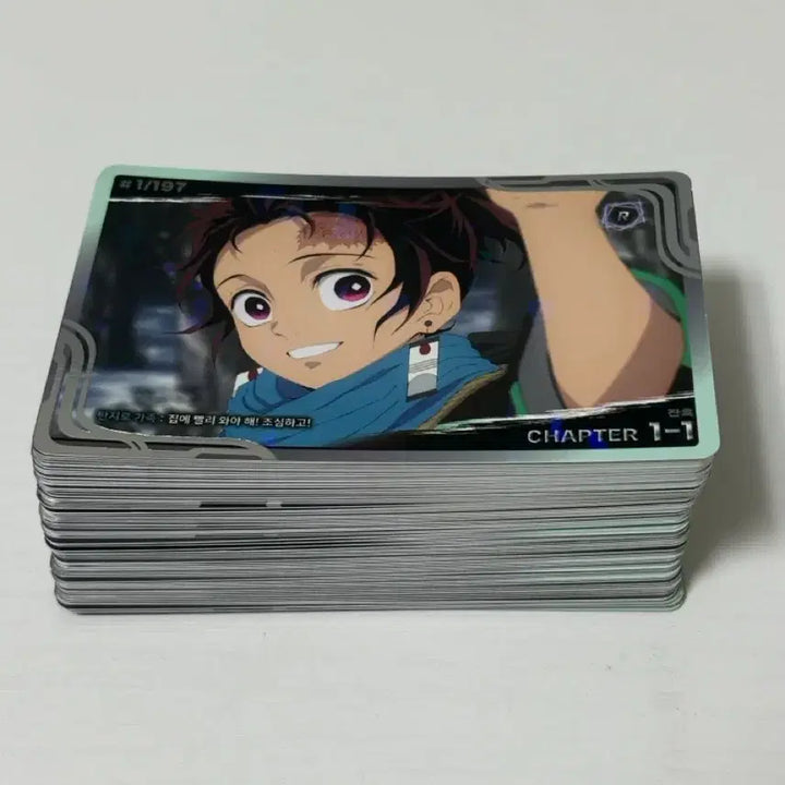 [BUNJANG] Demon Slayer Collectible Cards Series 1 Bundle Set (100 Cards) / 귀멸의칼날 귀칼 콜렉트카드 시리즈 1 100장 일괄