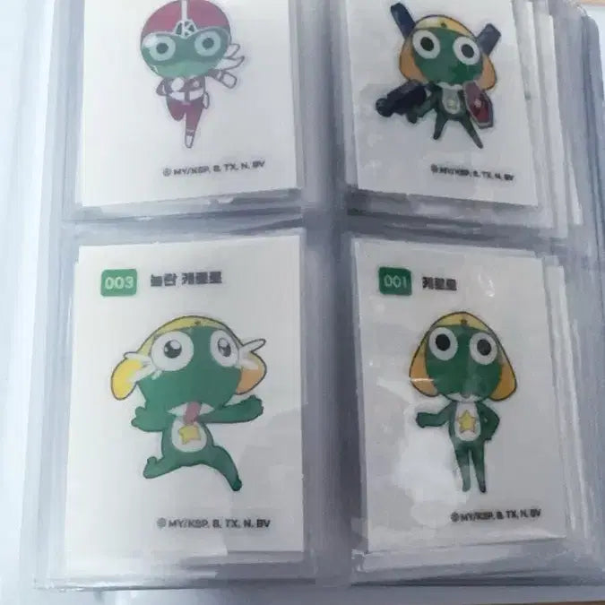 [BUNJANG] Keroro Bundle Set Sticker / 개구리 중사 일괄 케로로 띠부씰