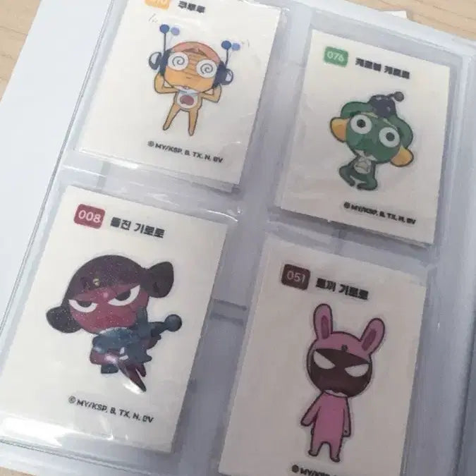 [BUNJANG] Keroro Bundle Set Sticker / 개구리 중사 일괄 케로로 띠부씰