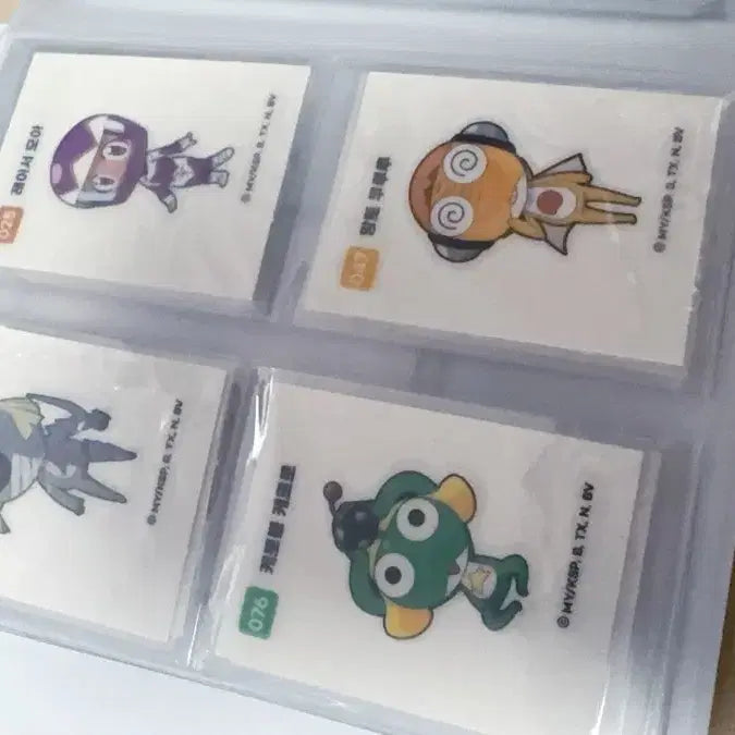 [BUNJANG] Keroro Bundle Set Sticker / 개구리 중사 일괄 케로로 띠부씰