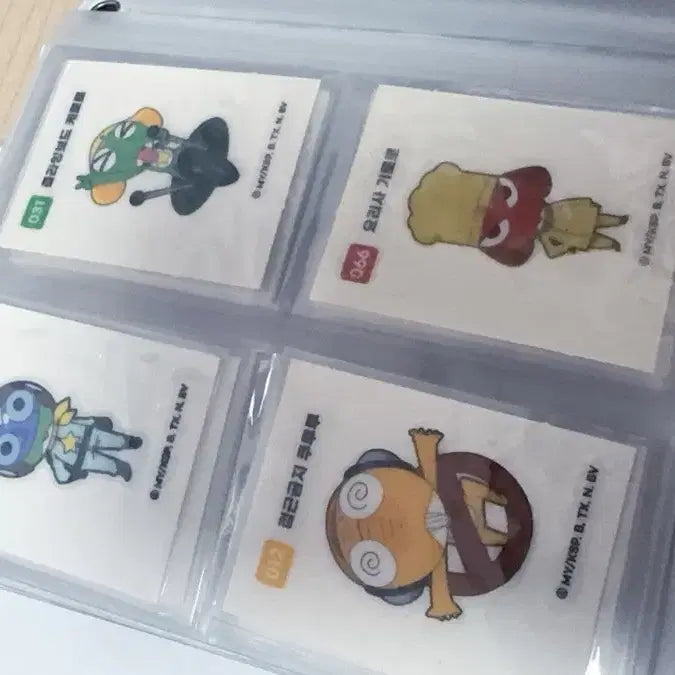 [BUNJANG] Keroro Bundle Set Sticker / 개구리 중사 일괄 케로로 띠부씰