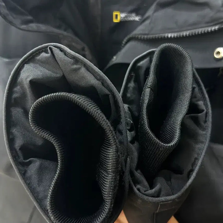[BUNJANG] National Geographic Black Padded Jacket / 내셔널지오그래픽 블랙 패딩 자켓