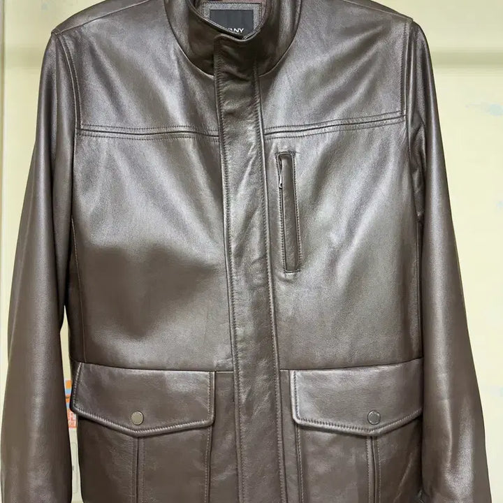 [BUNJANG] ORYANY Men's Leather Jacket / ORYANY 오야니 남성 양가죽 자켓 105 브라운