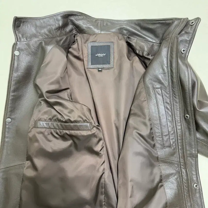 [BUNJANG] ORYANY Men's Leather Jacket / ORYANY 오야니 남성 양가죽 자켓 105 브라운