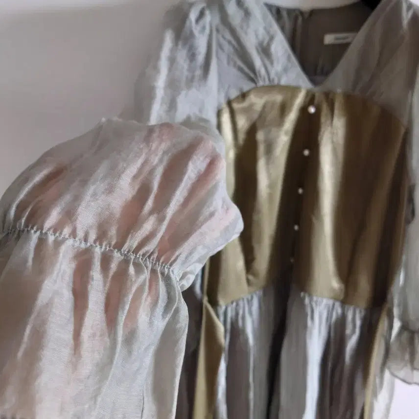 [BUNJANG] Layered Long Dress / 레이어드 롱 원피스