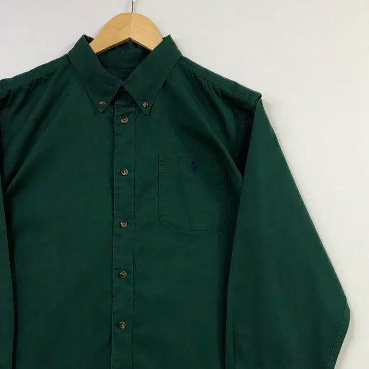 [BUNJANG] L Polo Solid Cotton Shirt / L 폴로 솔리드코튼 셔츠