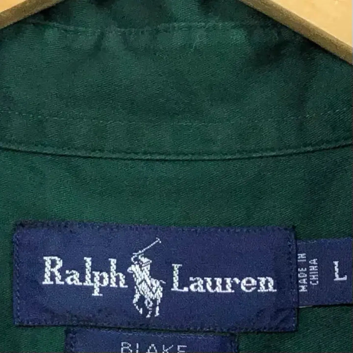 [BUNJANG] L Polo Solid Cotton Shirt / L 폴로 솔리드코튼 셔츠