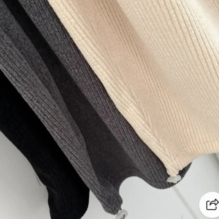 [BUNJANG] Black Ribbed Knit Hoodie Set / 1회착용 골지 후드 집업세트 검정