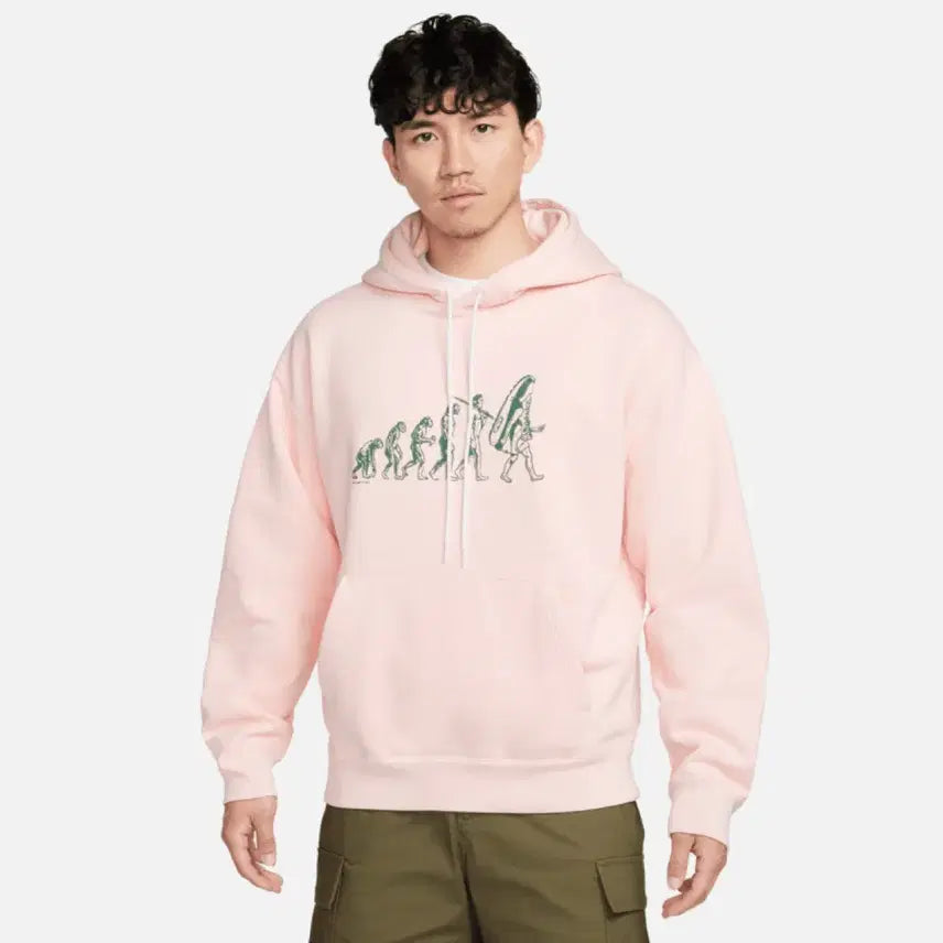 [BUNJANG] Nike Evolution Pink Hoodie (L) / 나이키 에볼루션 핑크 후드티(새상품)
