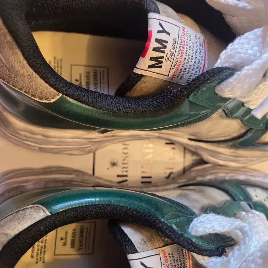 [BUNJANG] Mihara Yasuhiro Brushed Wayne Green Sneakers / (새상품)미하라 야스히로 브러쉬드 웨인 그린 45사이즈 판매