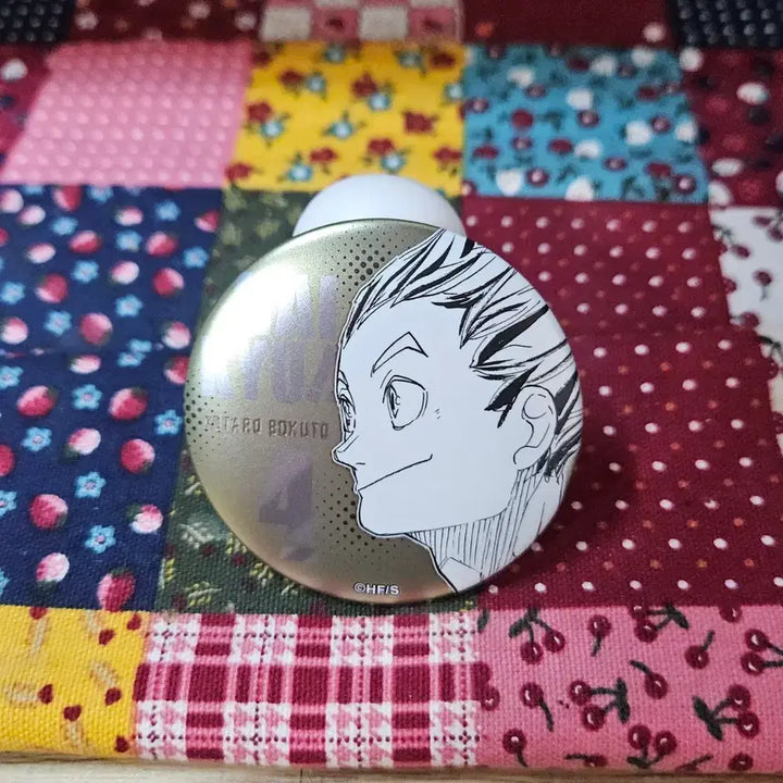 [BUNJANG] Haikyu Bokuto Jump Shop Akashiya Badge / 하이큐 보쿠토 점프샵 원화 뱃지/ 아카아시 후쿠로다니