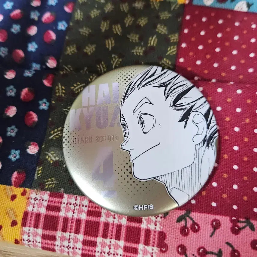 [BUNJANG] Haikyu Bokuto Jump Shop Akashiya Badge / 하이큐 보쿠토 점프샵 원화 뱃지/ 아카아시 후쿠로다니