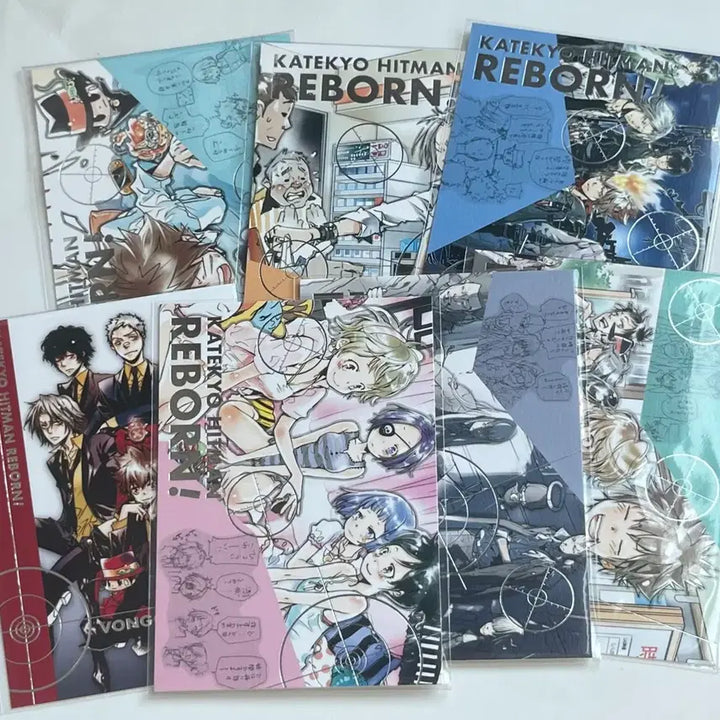 [BUNJANG] Katekyo Hitman Reborn! Original Art Exhibition by Akira Amano Tsuna Hibari Varia Postcard Bundle Set / 가히리 가정교사 히트맨 리본 원화전 아마노 아키라전 츠나 히바리 바리아