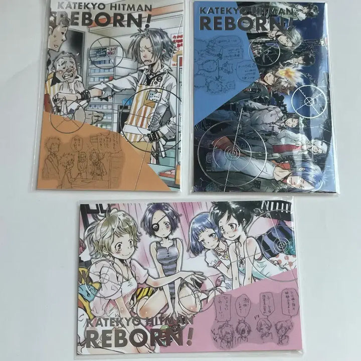 [BUNJANG] Katekyo Hitman Reborn! Original Art Exhibition by Akira Amano Tsuna Hibari Varia Postcard Bundle Set / 가히리 가정교사 히트맨 리본 원화전 아마노 아키라전 츠나 히바리 바리아