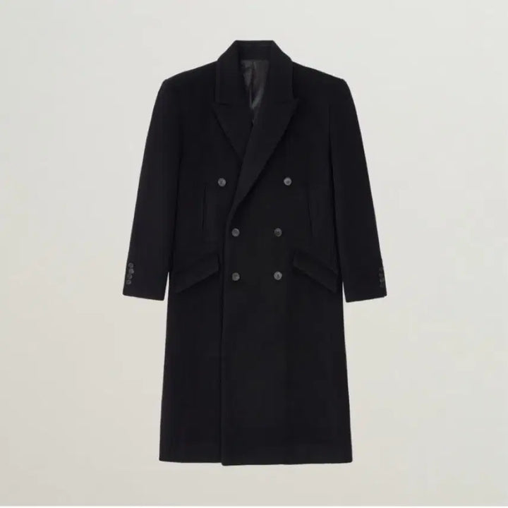 [BUNJANG] Essential by eql Alpaca Black Double Coat / [XL]Essential by eql 알파카 블랙 더블코트