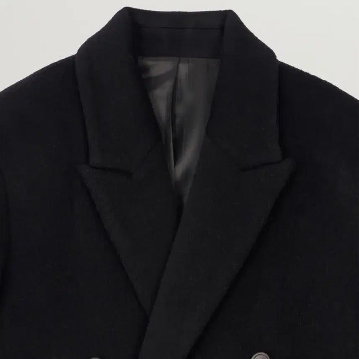 [BUNJANG] Essential by eql Alpaca Black Double Coat / [XL]Essential by eql 알파카 블랙 더블코트