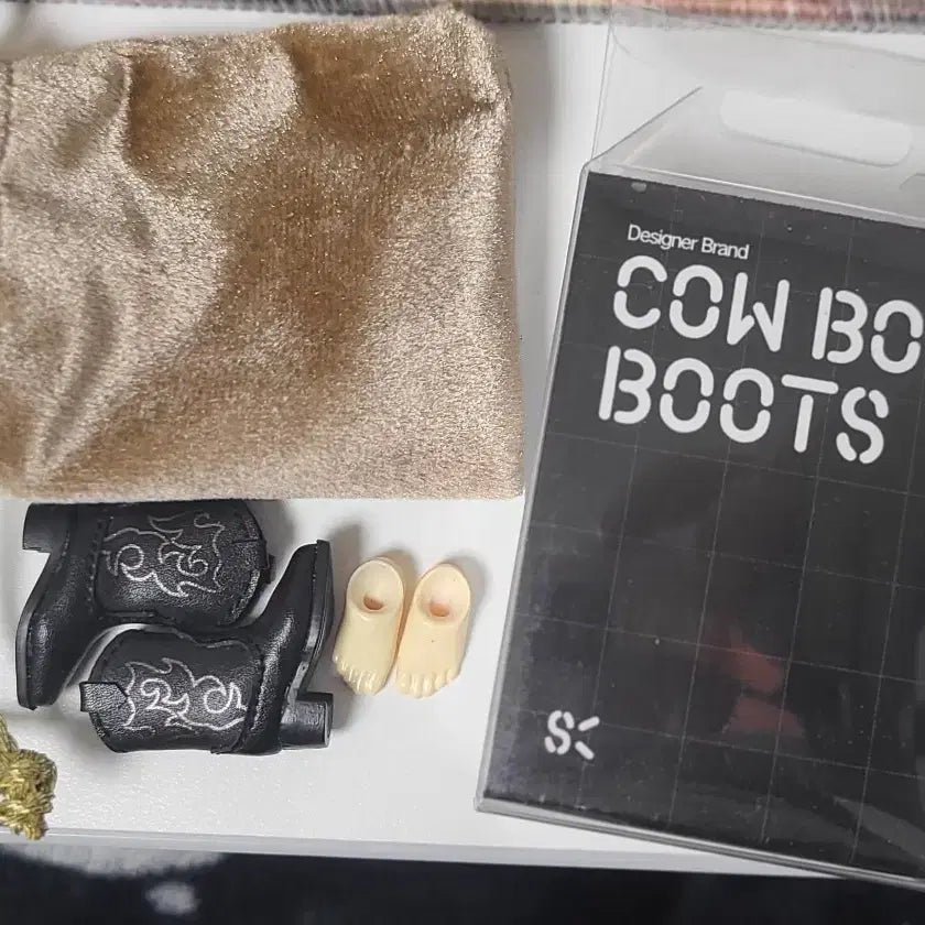 [BUNJANG] SK Couture OB11 Cowboy Boots Black / SK Couture SK샵 오비츠11 OB11카우보이 부츠 블랙