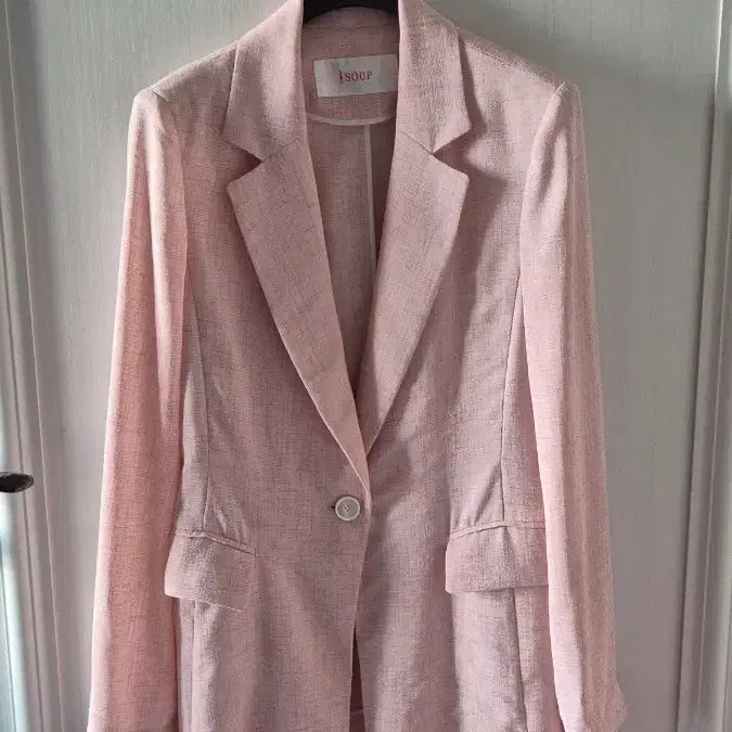 [BUNJANG] Pink Blazer / Soup 핑크색 여성 블레이저