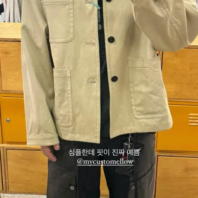 [BUNJANG] Customellow Work Jacket / 커스텀멜로우 워크자켓(신동품)