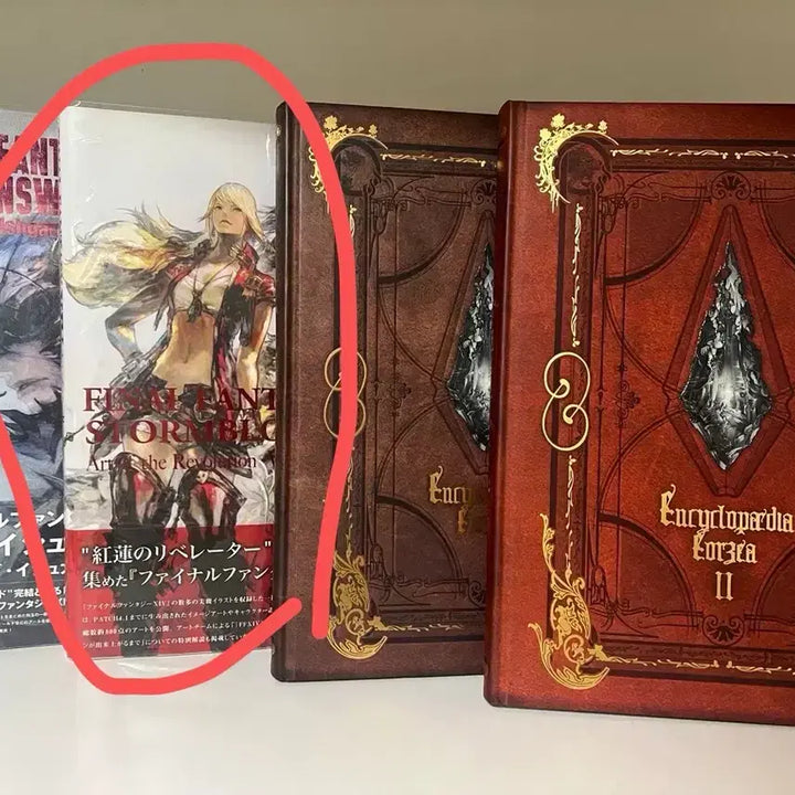[BUNJANG] Final Fantasy XIV Japanese Book Set / 파판14 일어 원서 홍련 화보집