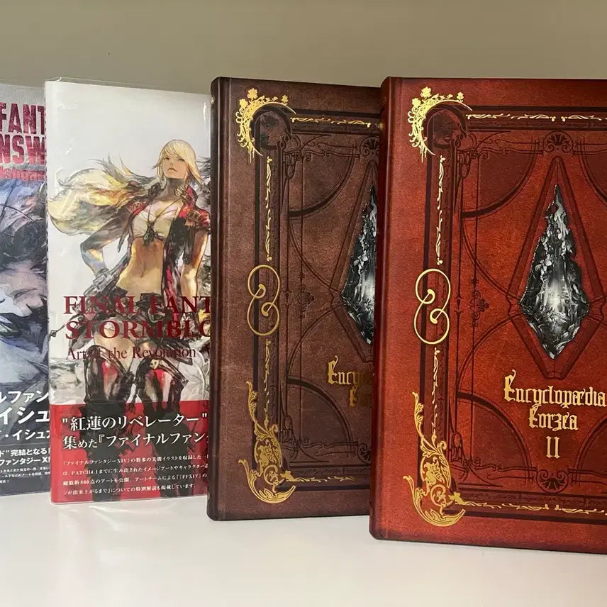 [BUNJANG] Final Fantasy XIV Japanese Book Set / 파판14 일어 원서 홍련 화보집