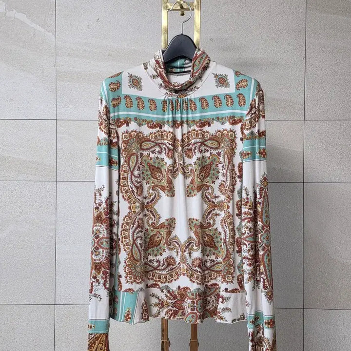 [BUNJANG] Etro Paisley Turtleneck Pullover / 에트로 페이즐리 터틀넥 풀오버