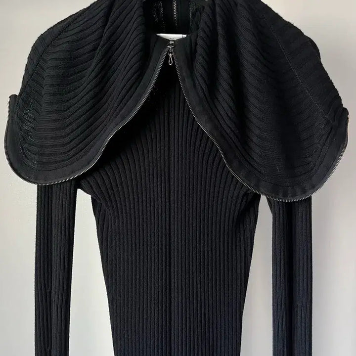 [BUNJANG] Julius AW06 Multi-Zip Rib Knitted Hoodie / Julius AW06 Multi-Zip Rib Knitted Hoodie