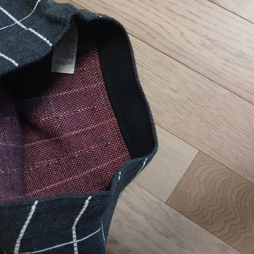 [BUNJANG] Black Check Mini Skirt / 블랙 체크 미니 스커트