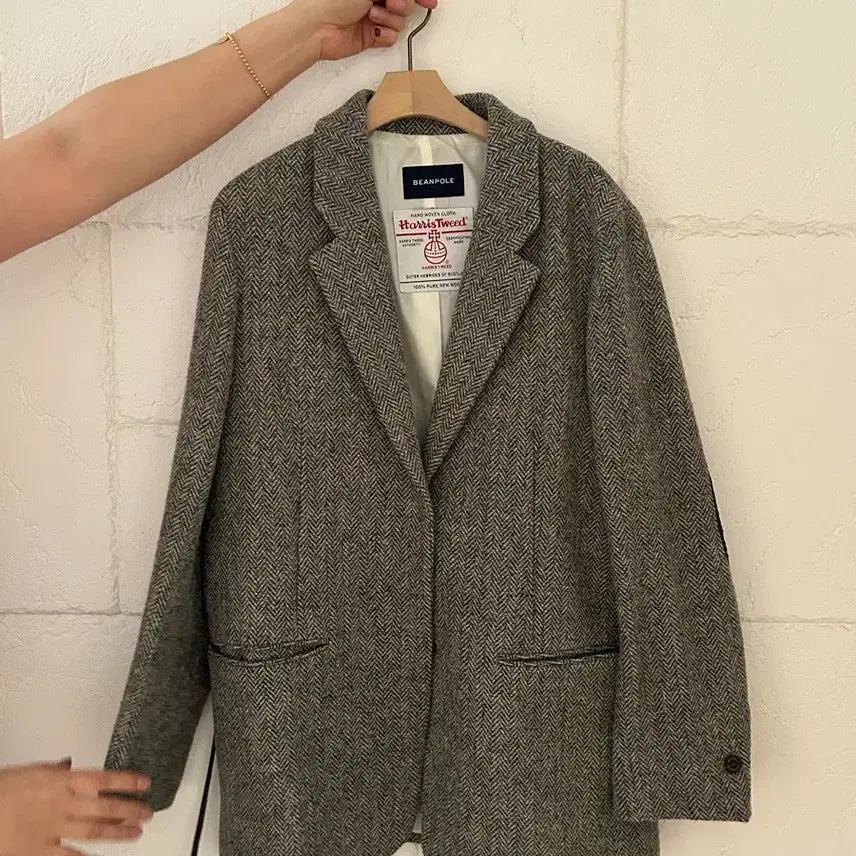 [BUNJANG] Beanpole Harris Tweed Jacket / 빈폴 해리스 트위드 재킷입니다