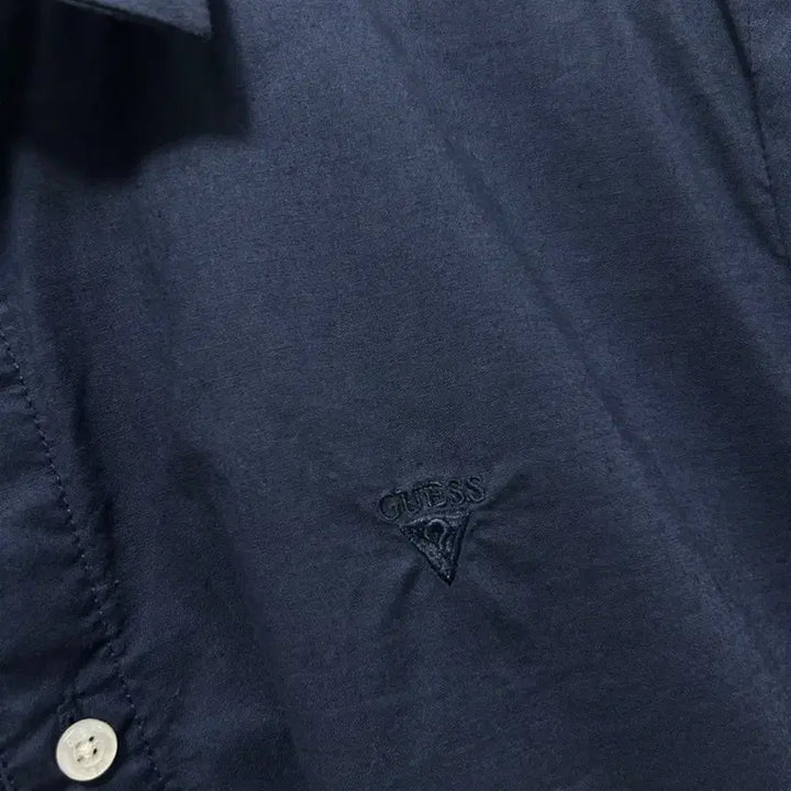 [BUNJANG] Guess Navy Short Sleeve Shirt (M) / 게스 네이비 반팔 셔츠 M