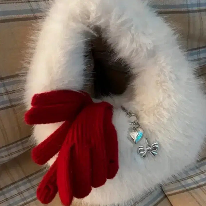 [BUNJANG] Co-very Bag White / 코페리 퍼가방 화이트
