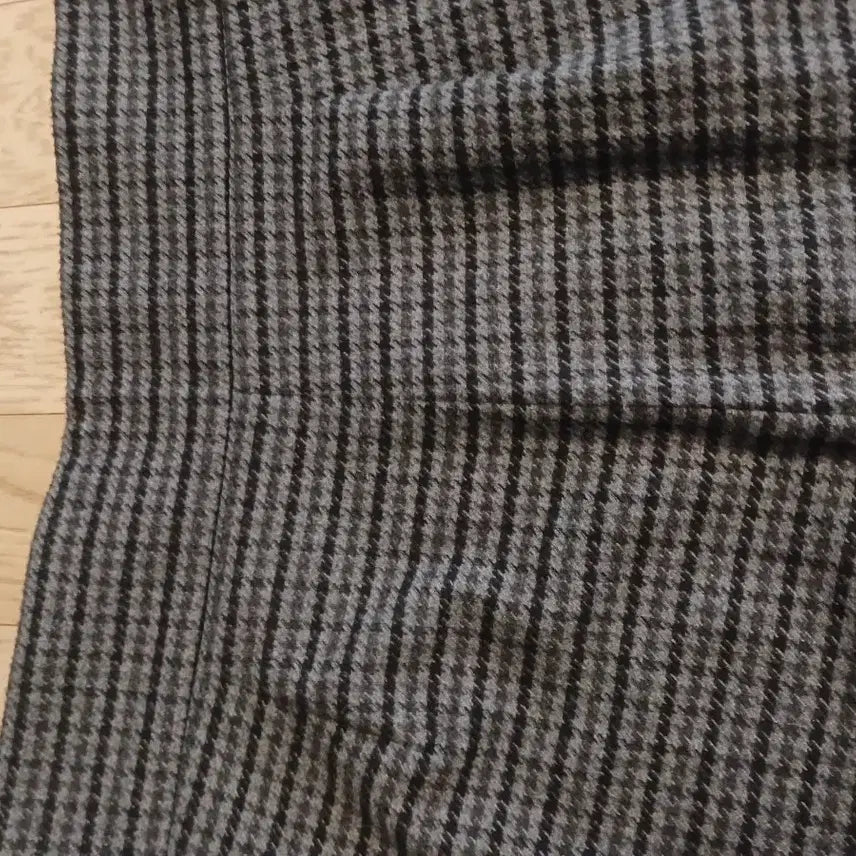 [BUNJANG] Houndstooth Check Wide Pants / 하운드투스 체크 와이드 팬츠