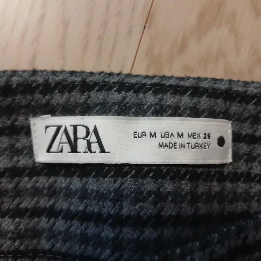 [BUNJANG] Houndstooth Check Wide Pants / 하운드투스 체크 와이드 팬츠