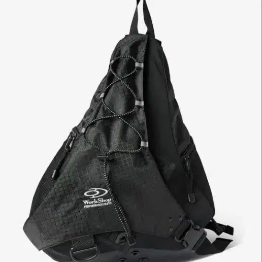 [BUNJANG] Workshop Black Sling Bag / 워크샵 블랙 슬링백 가방
