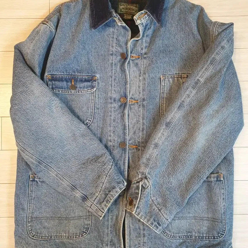 [BUNJANG] 90s Polo Country Denim Chore Jacket M / 90s 폴로 컨트리 데님 초어자켓 M