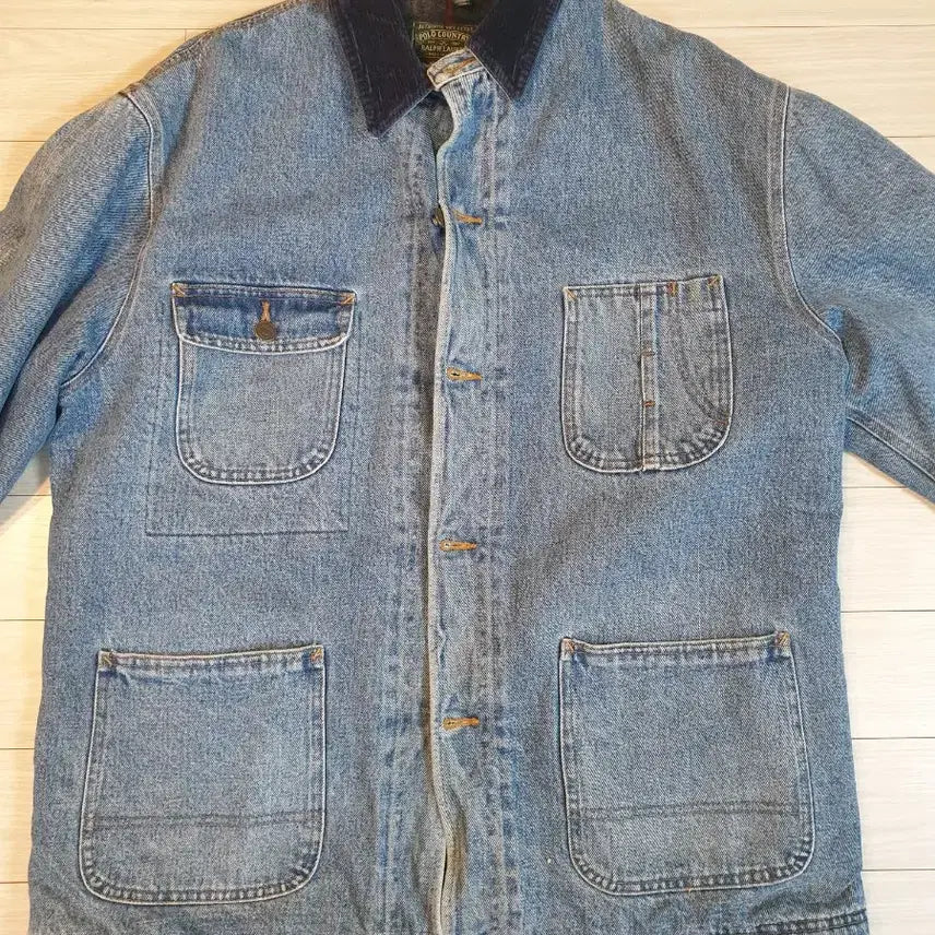 [BUNJANG] 90s Polo Country Denim Chore Jacket M / 90s 폴로 컨트리 데님 초어자켓 M