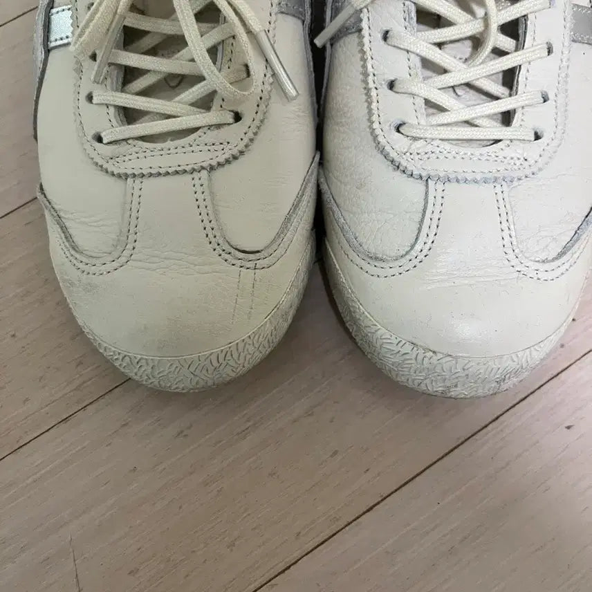 [BUNJANG] Onitsuka Tiger Mexico 66 White Sneakers (230) / 오니츠카타이거 멕시코66 흰색 스니커즈(230)