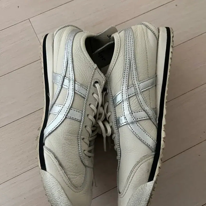 [BUNJANG] Onitsuka Tiger Mexico 66 White Sneakers (230) / 오니츠카타이거 멕시코66 흰색 스니커즈(230)