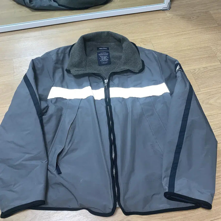 [BUNJANG] Nautica Reflective Fleece Lined Sailing Jumper / L)노티카 리플렉티브 플리스안감 점퍼