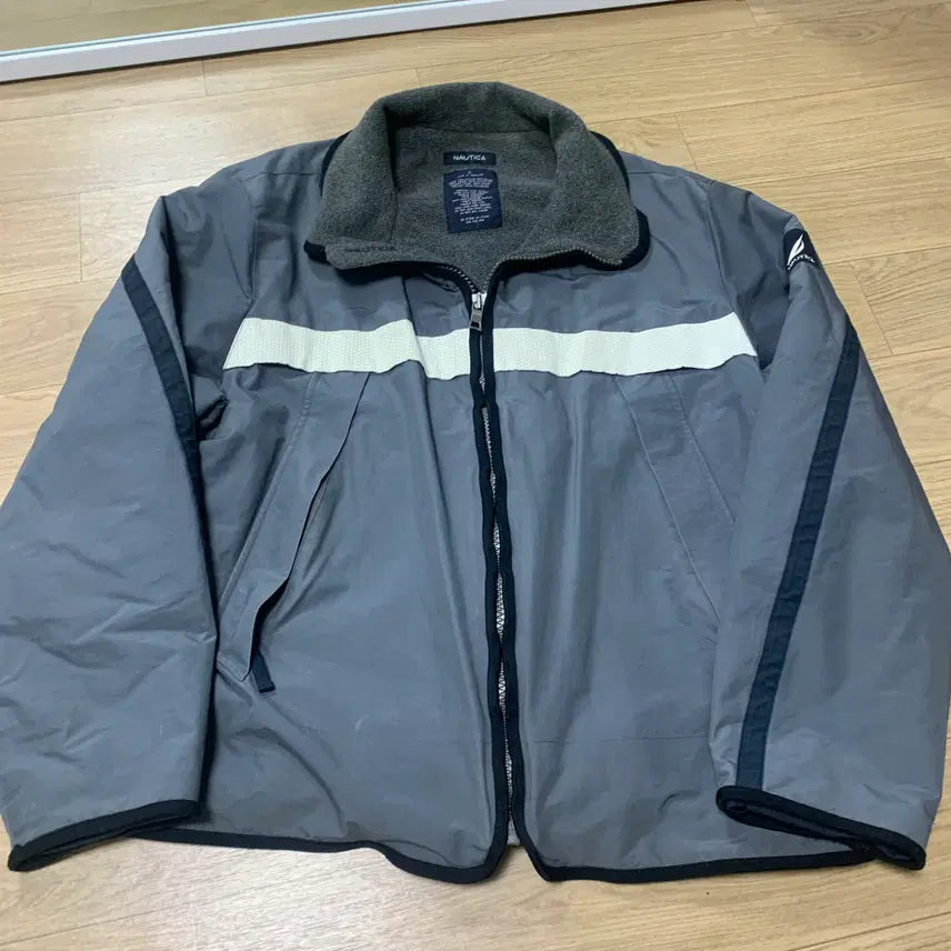 [BUNJANG] Nautica Reflective Fleece Lined Sailing Jumper / L)노티카 리플렉티브 플리스안감 점퍼