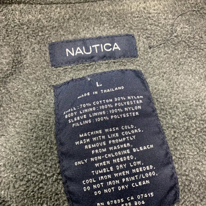 [BUNJANG] Nautica Reflective Fleece Lined Sailing Jumper / L)노티카 리플렉티브 플리스안감 점퍼