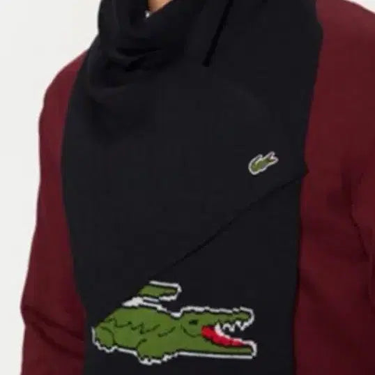 [BUNJANG] Lacoste Wool Beanie & Muffler Set / 새상품)라코스테 비니&머플러 (남녀공용)