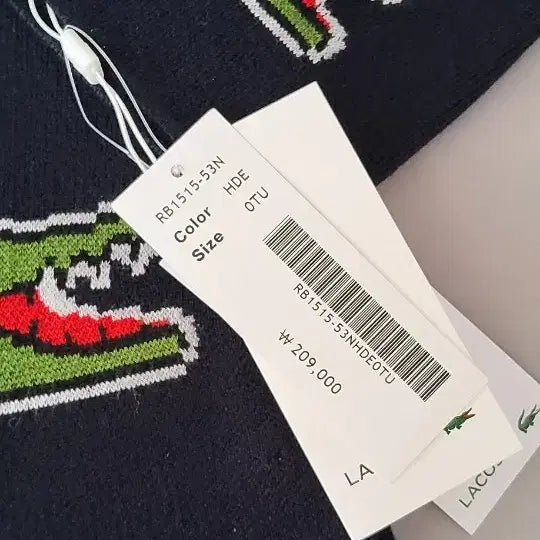 [BUNJANG] Lacoste Wool Beanie & Muffler Set / 새상품)라코스테 비니&머플러 (남녀공용)