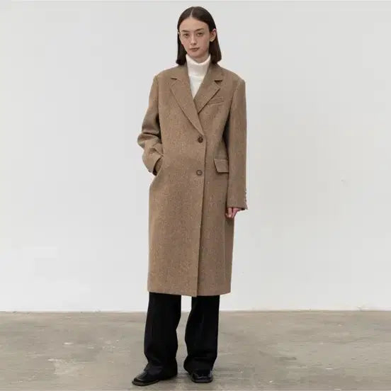 [BUNJANG] Certoh Herringbone Coat / 쎄르토 헤링본 코트