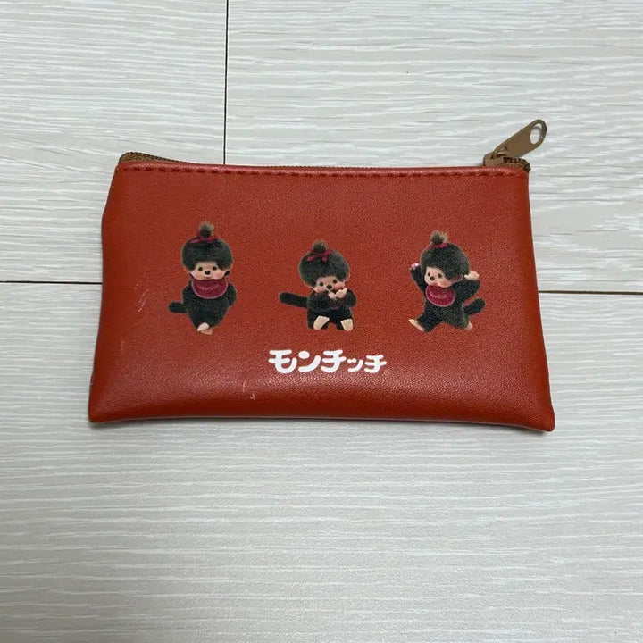 [BUNJANG] Monchhichi Flat Mini Pouch / 몬치치 플랫 미니 랜덤 파우치 2개 일괄