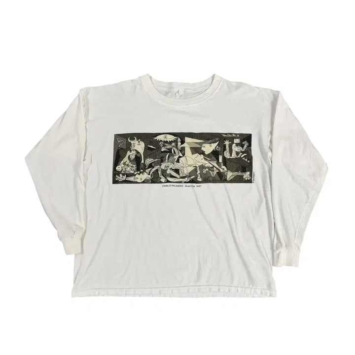 [SOLD OUT] 빈티지 90s Picasso 파블로 피카소 게르니카 아트 티셔츠