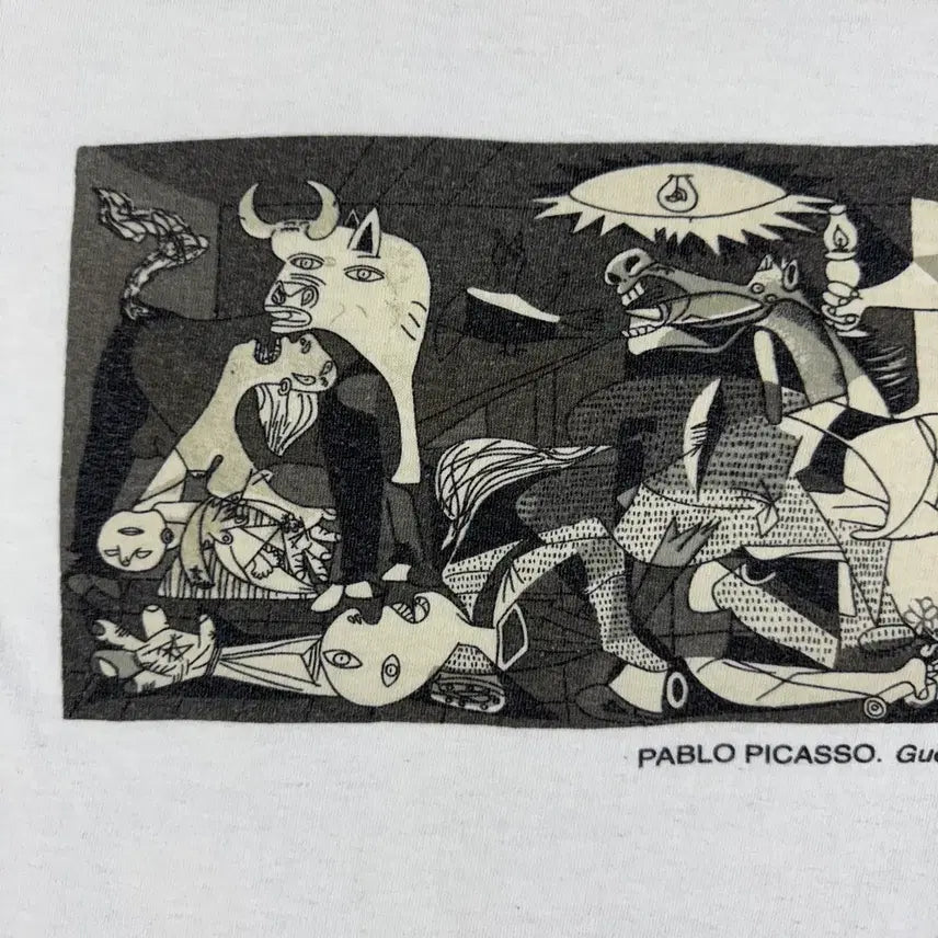 [SOLD OUT] 빈티지 90s Picasso 파블로 피카소 게르니카 아트 티셔츠